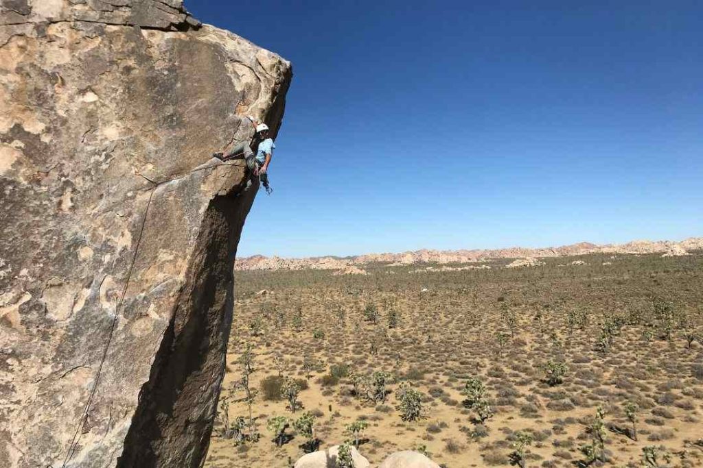 Rock Climbing with a Local Guide in Joshua Tree