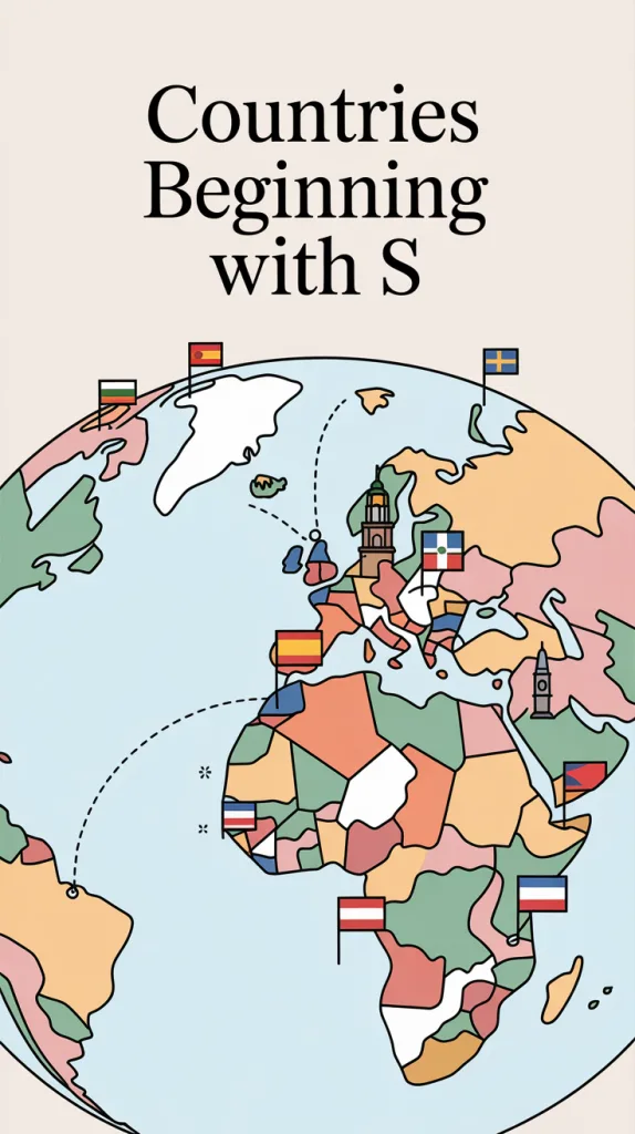 Countries That Start With S Letter- Complete List 1 Countries beginning with letter S
