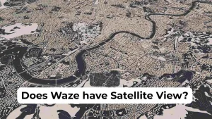 does waze have satellite view