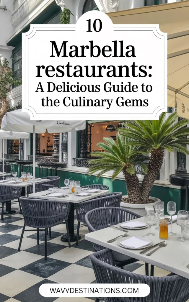 10 Worthwhile Marbella Restaurants: A Delicious Guide to the Costa del Sol’s Culinary Gems 1 marbella restaurants