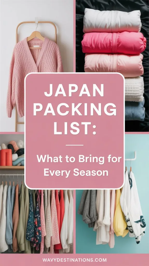 Japan Packing List: What to Bring for Every Season 1 Japan Packing List