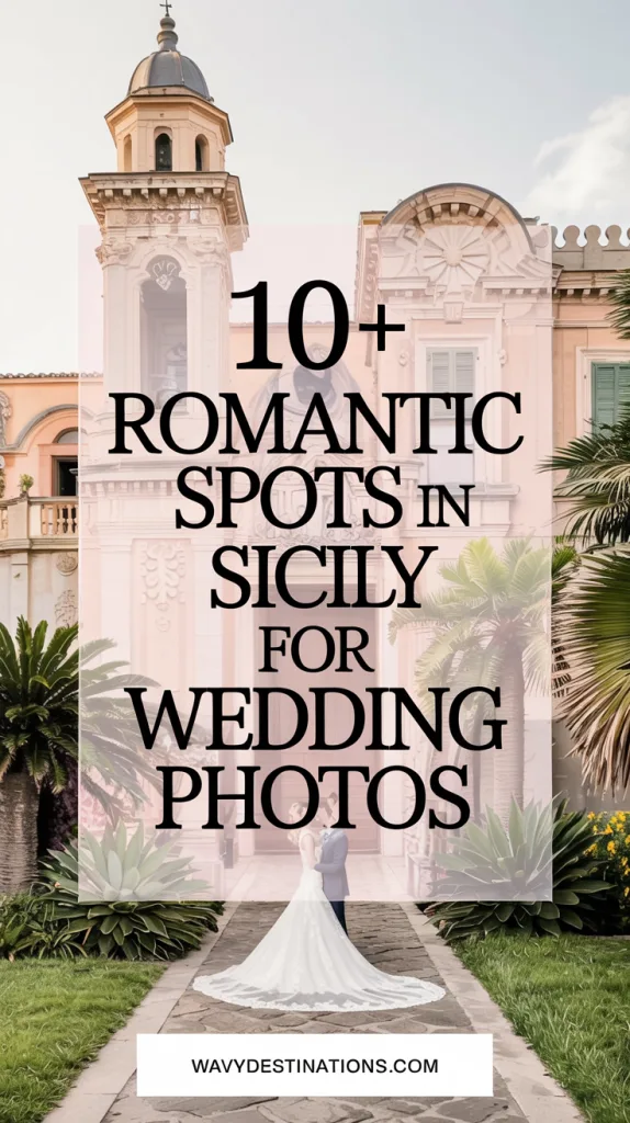Romantic Spots in Sicily for Wedding Photos