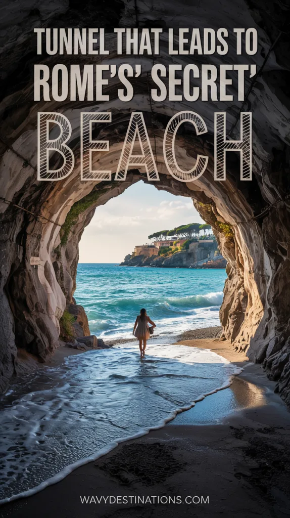 Tunnel That Leads to Rome’s Secret Beach