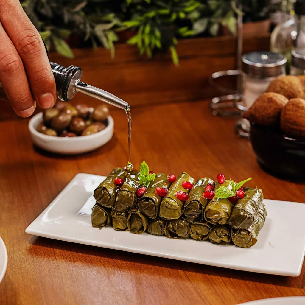 Warak Enab (Stuffed Grape Leaves