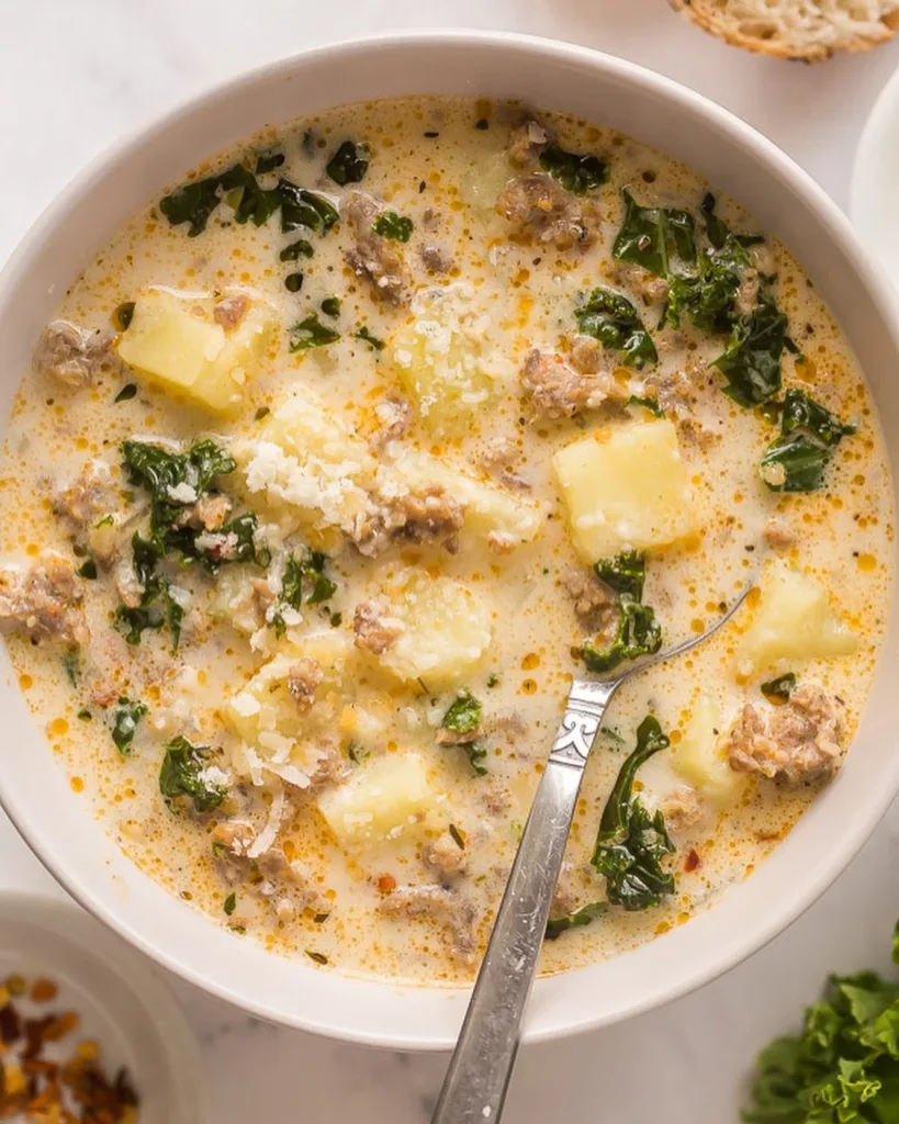 Spicy Sausage Potato Soup