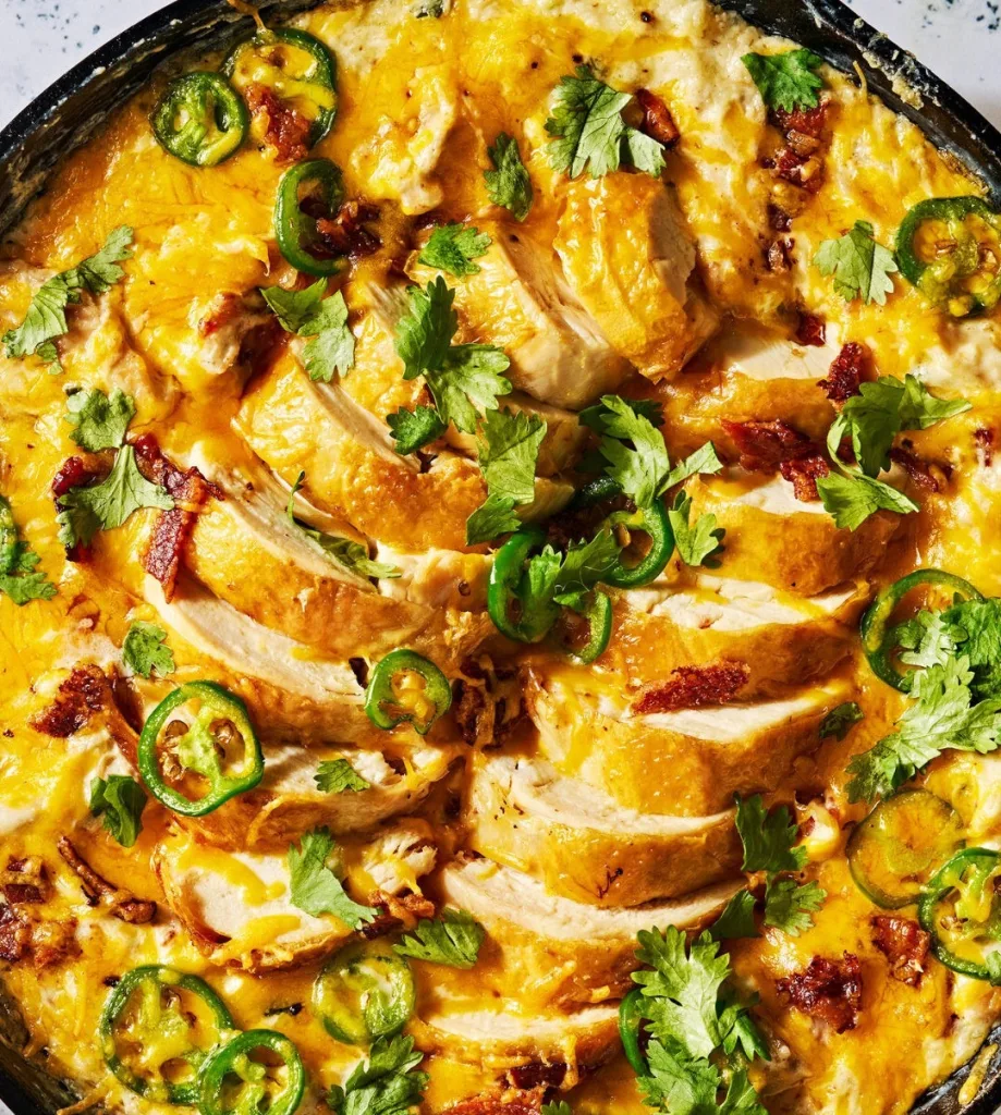 Jalapeno Popper Skillet Chicken