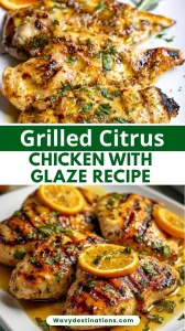Grilled Citrus Chicken with Glaze Recipe