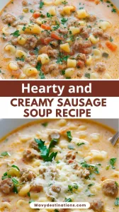 Hearty and Creamy Sausage Soup Recipe