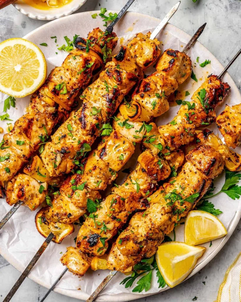 Hot Lemon Pepper Chicken Skewers Recipe