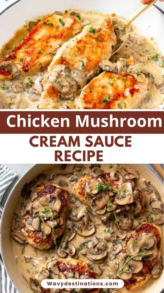 Chicken Mushroom Cream Sauce Recipe 7 Chicken Mushroom Cream Sauce Recipe