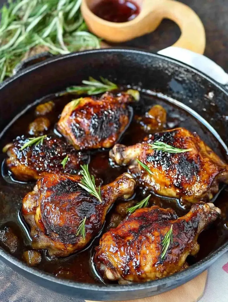 Fig Glazed Skillet Chicken