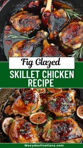 Fig Glazed Skillet Chicken