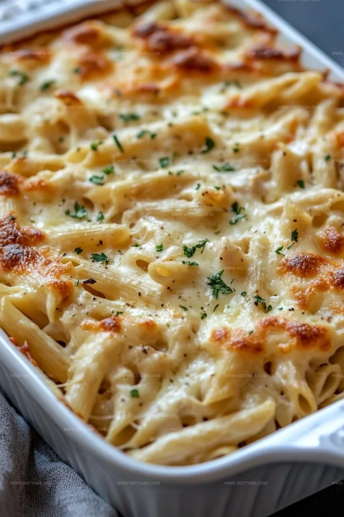 Baked Chicken Alfredo