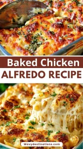 Baked Chicken Alfredo