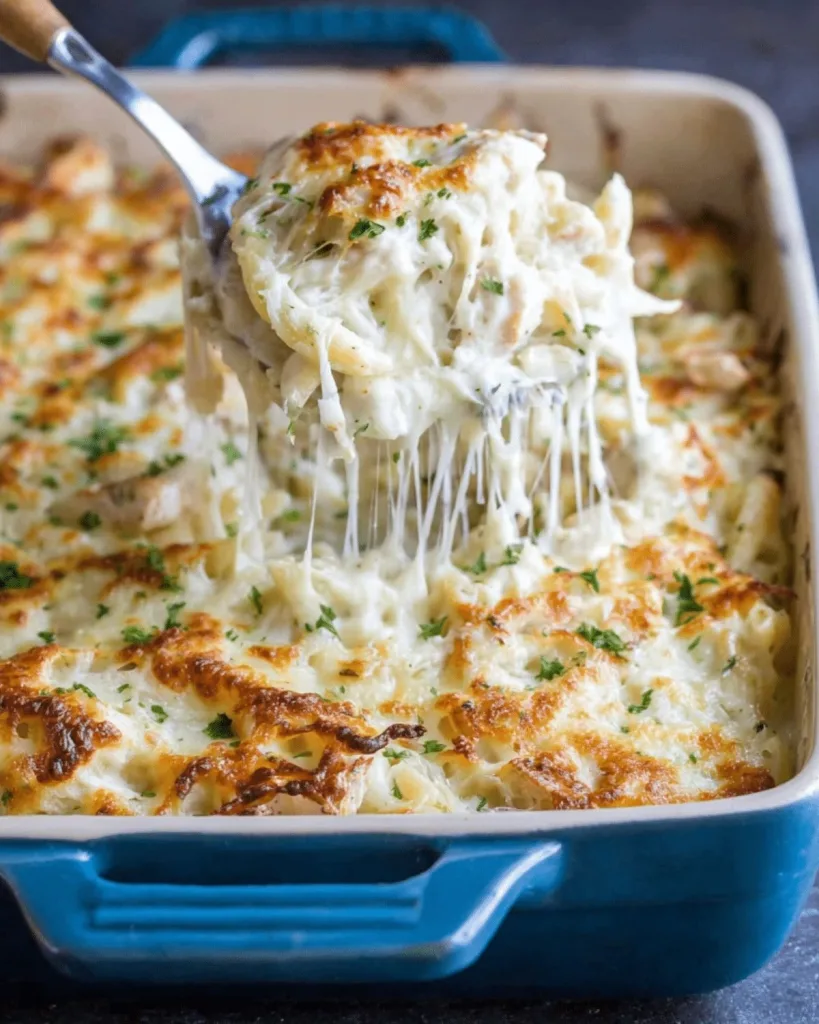 Baked Chicken Alfredo