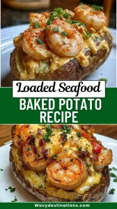 Loaded Seafood Baked Potato