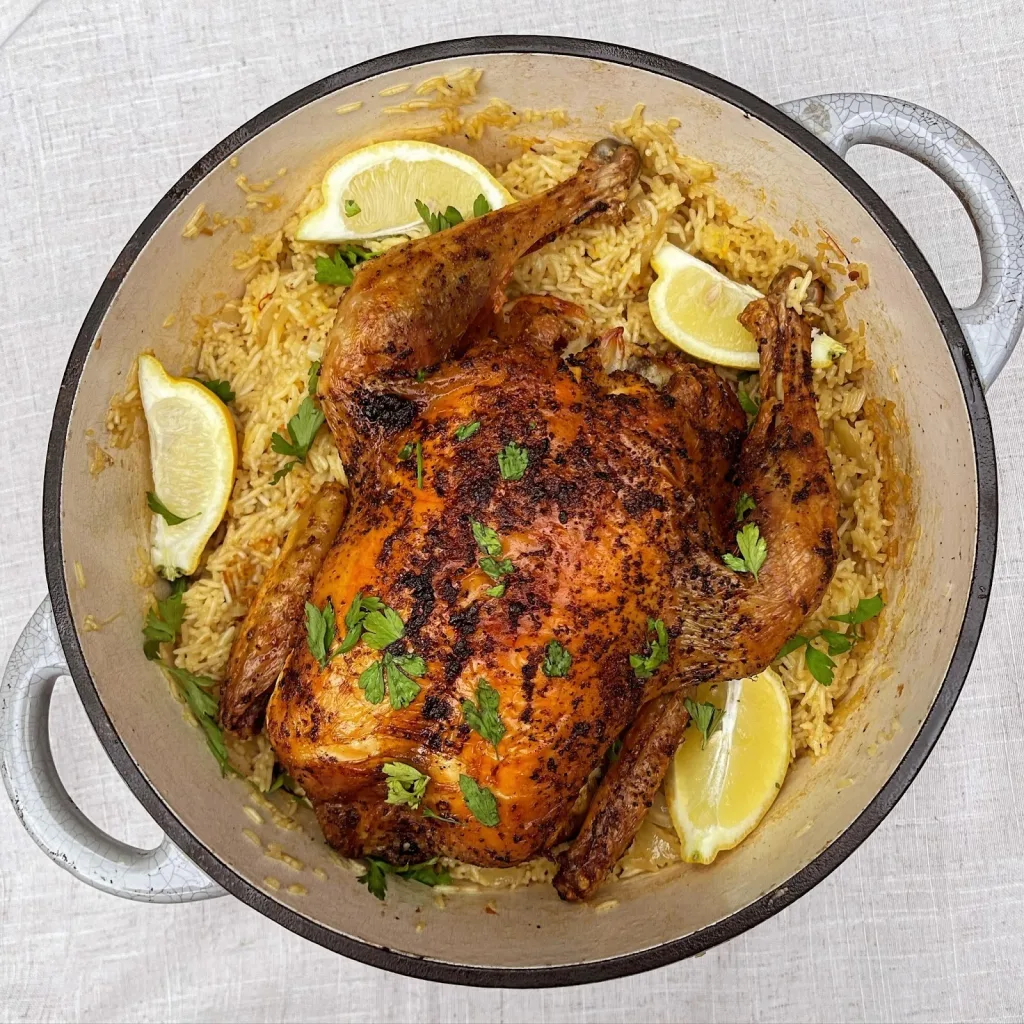 One Pot Roast Chicken and Rice Recipe 2 One Pot Roast Chicken and Rice Recipe