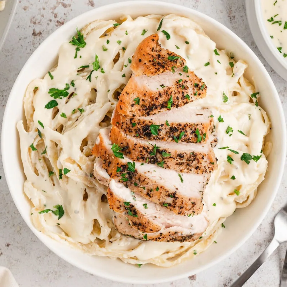 Baked Chicken Breast in Alfredo Sauce Recipe