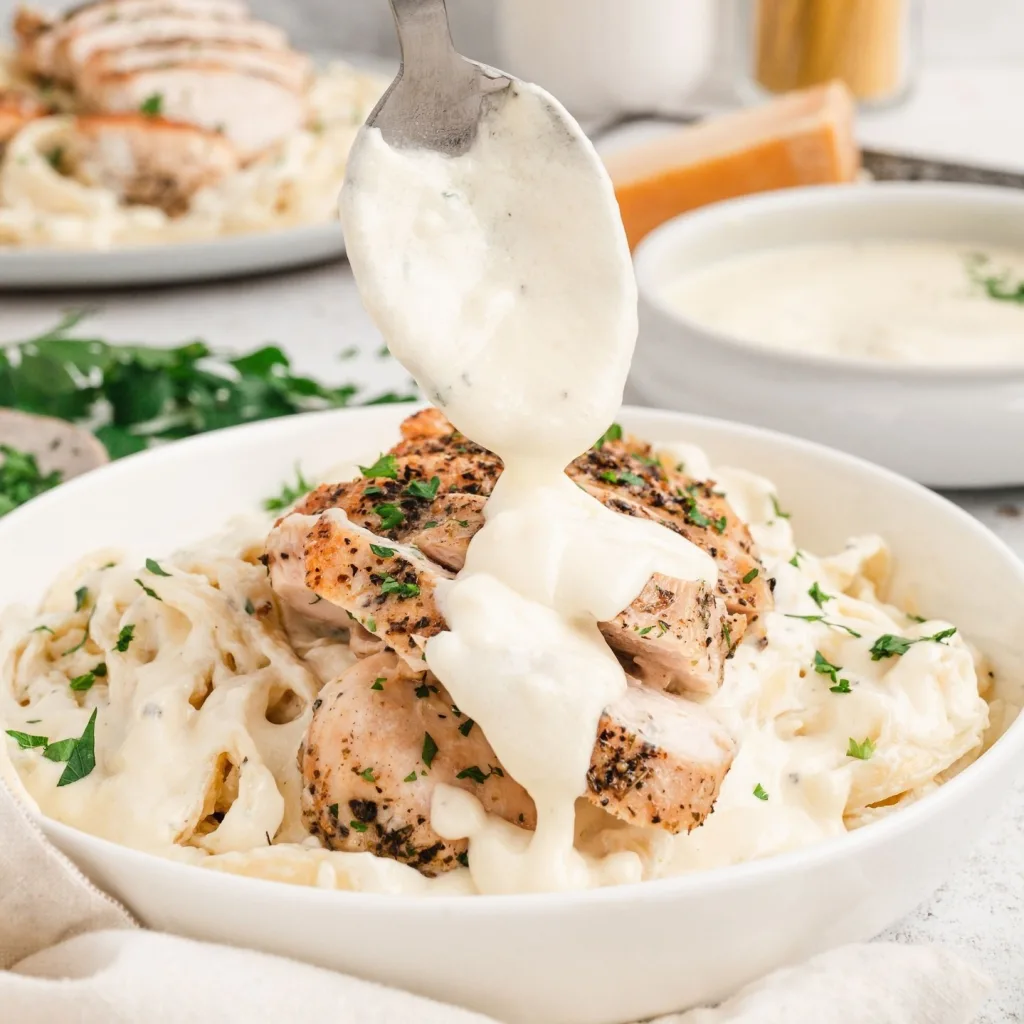 Baked Chicken Breast in Alfredo Sauce Recipe