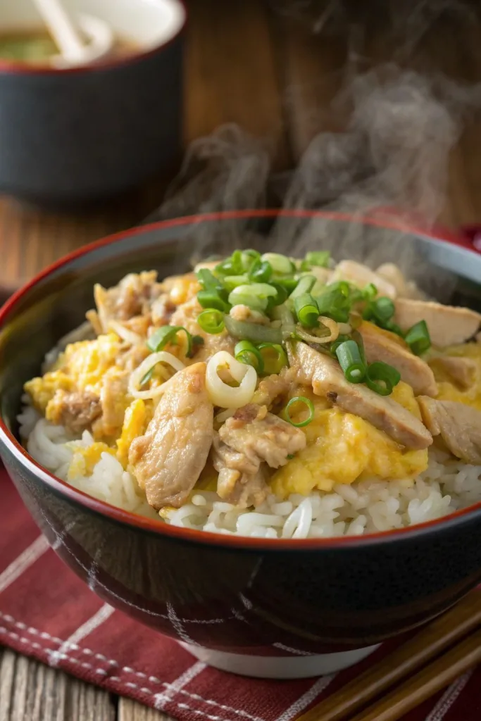 Scrumptious Chicken Egg Rice Bowl Recipe