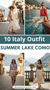 Italy Outfit Summer Lake Como