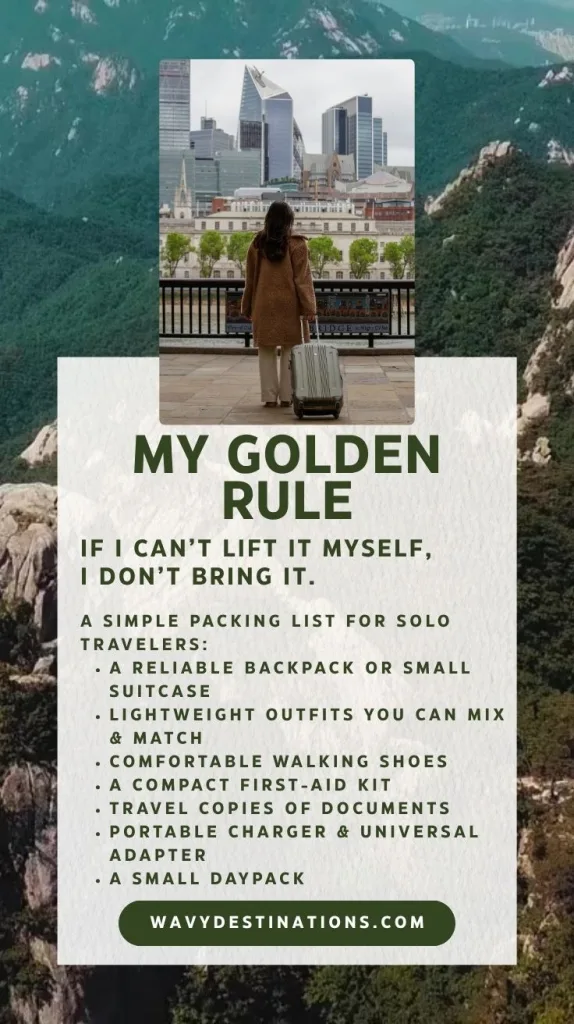 Pack Smart and Pack Light