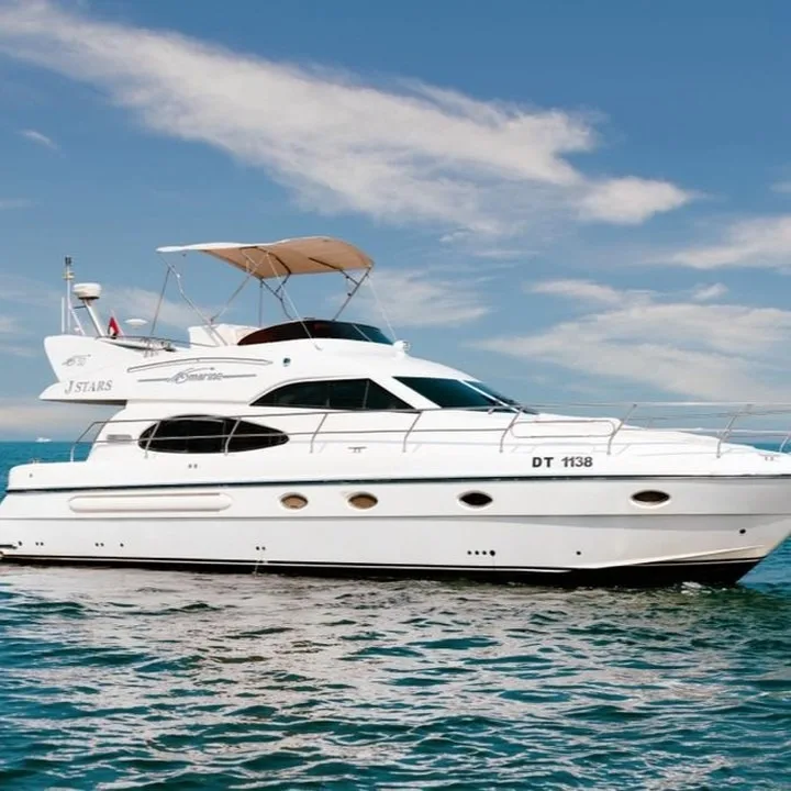 1-Hour Rental of 50 Feet Luxury Yacht in Dubai