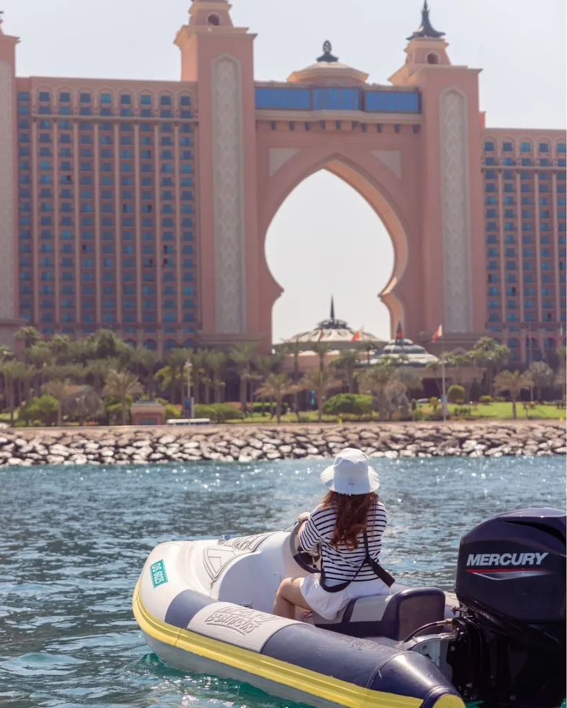 Self-Drive Boat Tour Dubai: JBR, Atlantis, and Burj Al Arab
