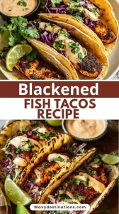 Blackened Fish Tacos