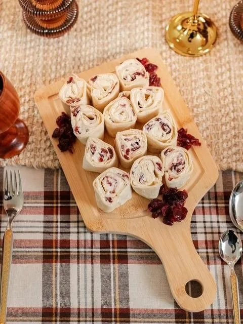 Festive Christmas Cranberry Roll Ups