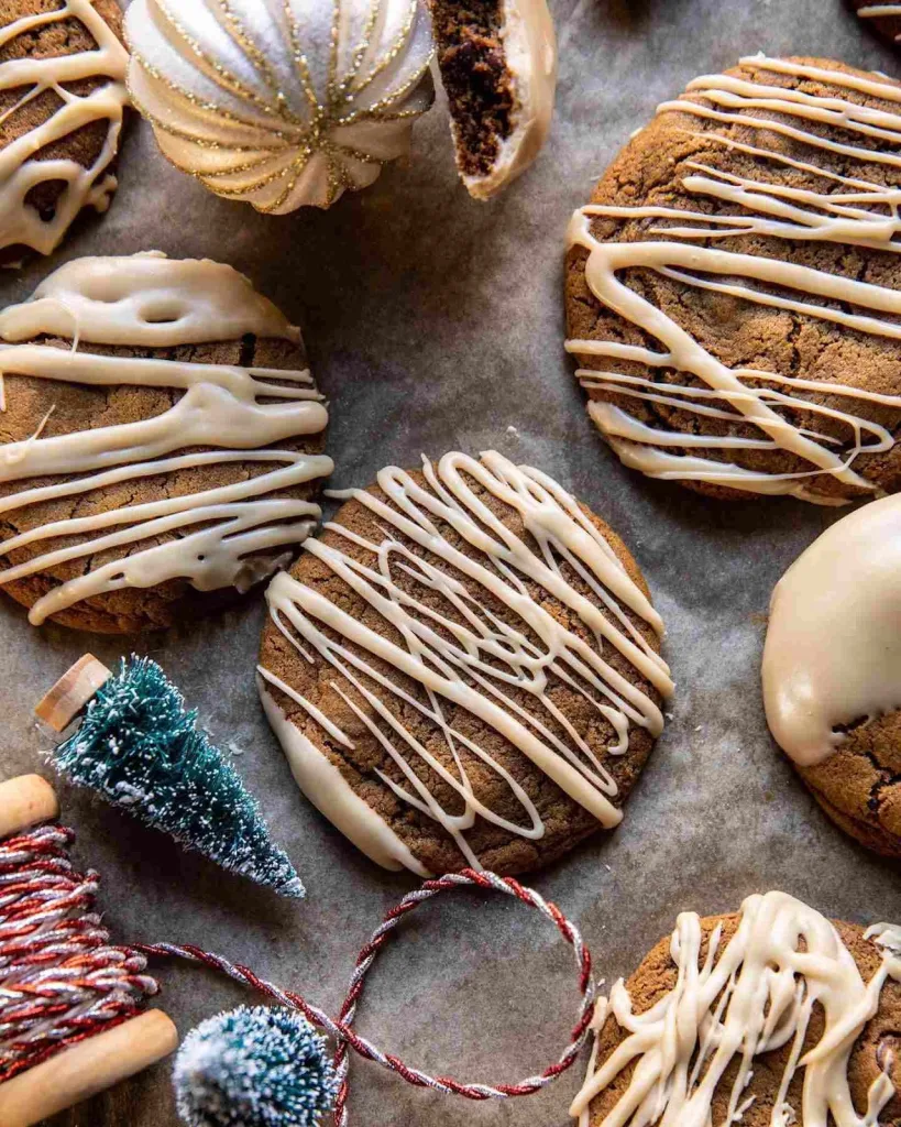 Festive Ginger Cheesecake Cookies Recipe