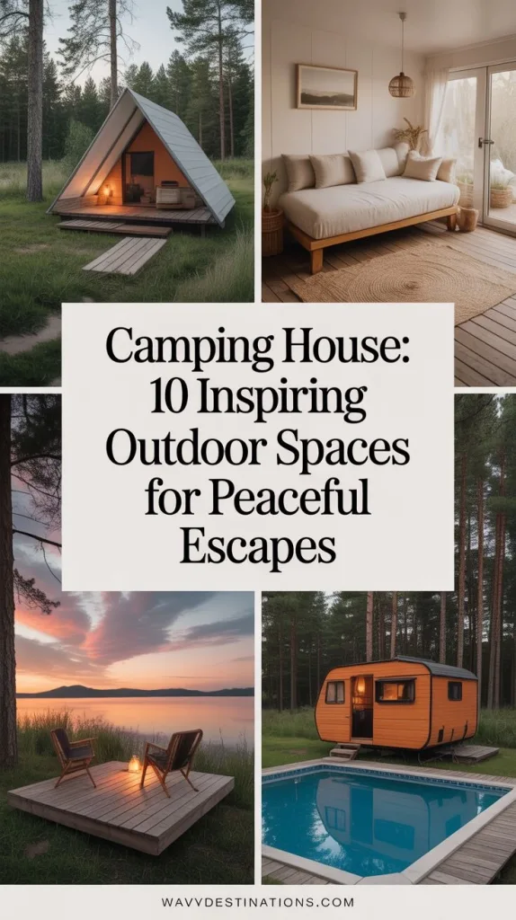 Camping House: 10 Inspiring Outdoor Spaces for Peaceful Escapes 14 Camping House