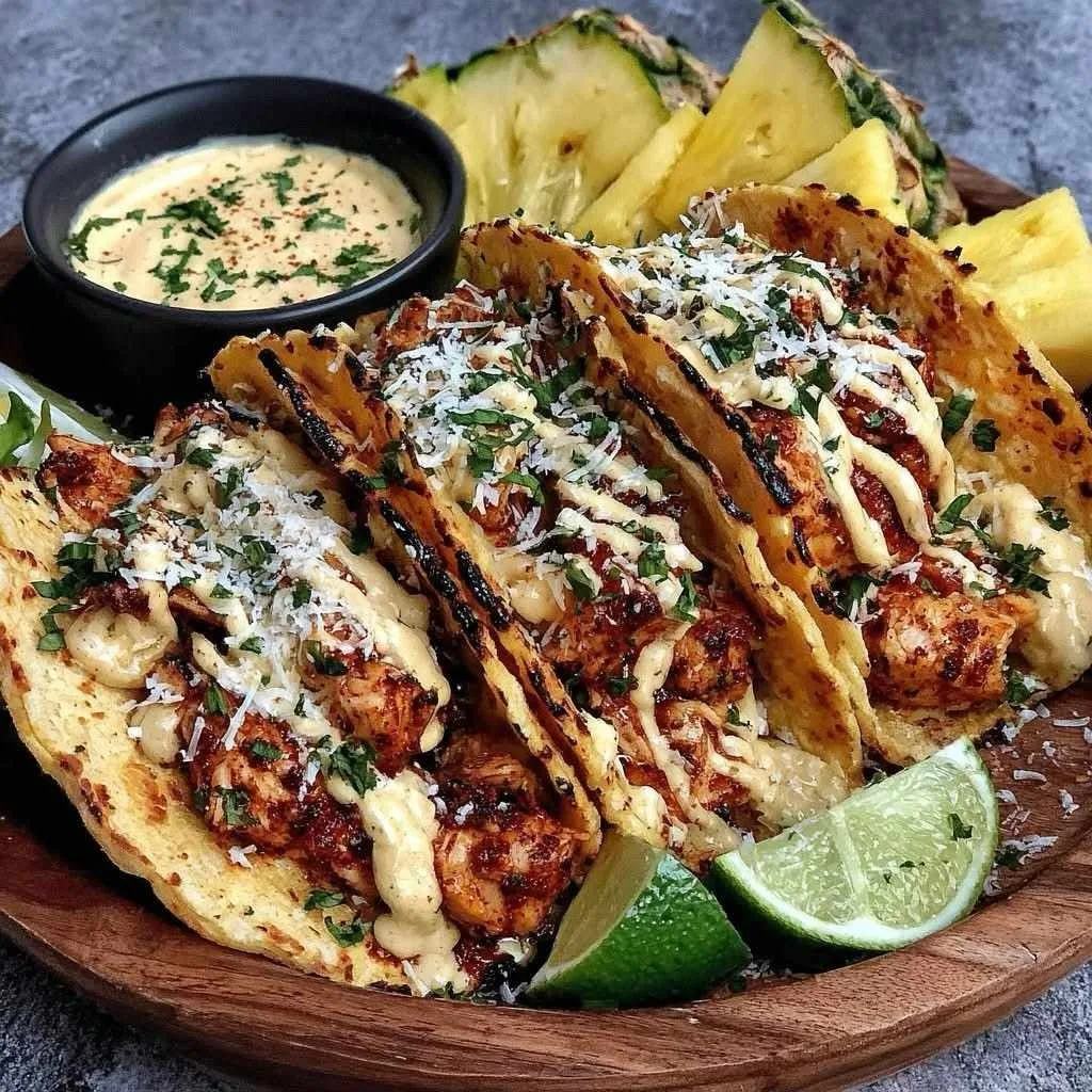 Chicken Tacos Guacamole Recipe