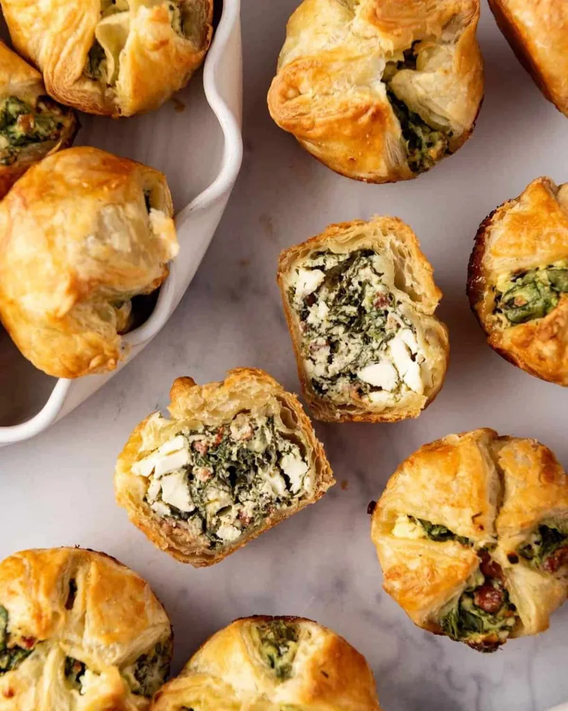 Cream Cheese Spinach Puffs