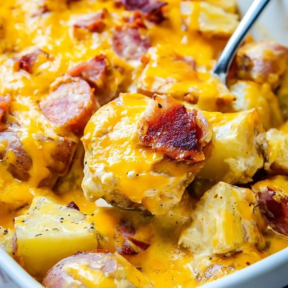 Cheesy Ranch Potatoes and Sausage Recipe