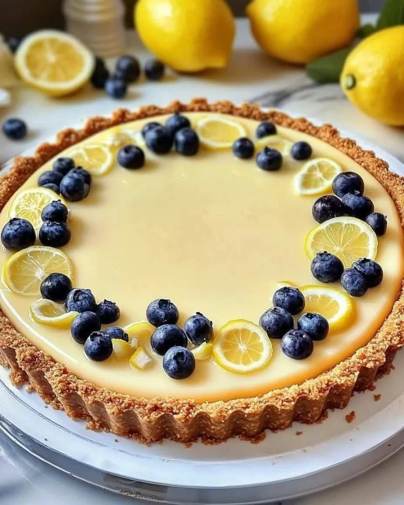 Blueberry Lemon Curd Tart Recipe