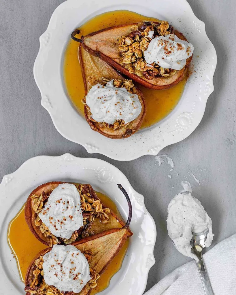 roasted pears with balsamic and honey recipe