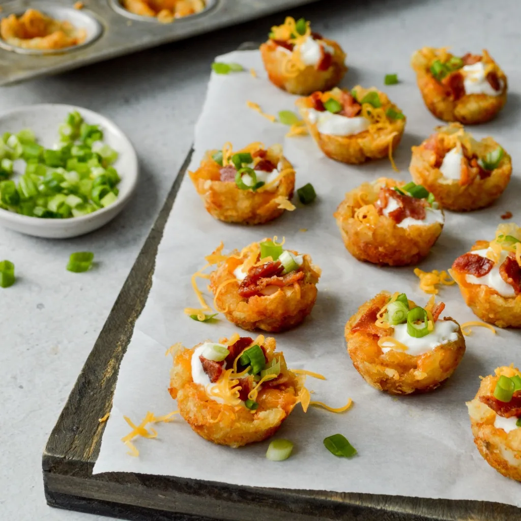Tater Tot Appetizer Cups Recipe