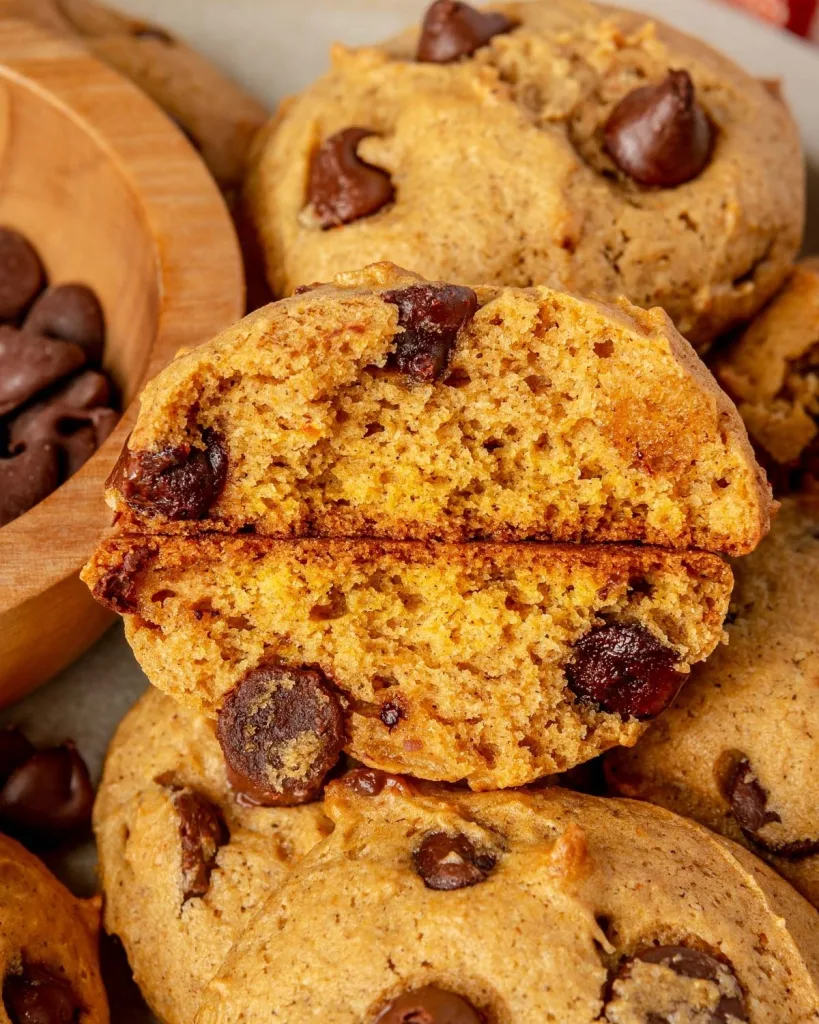 Caramelized Pumpkin Chocolate Chip Cookies