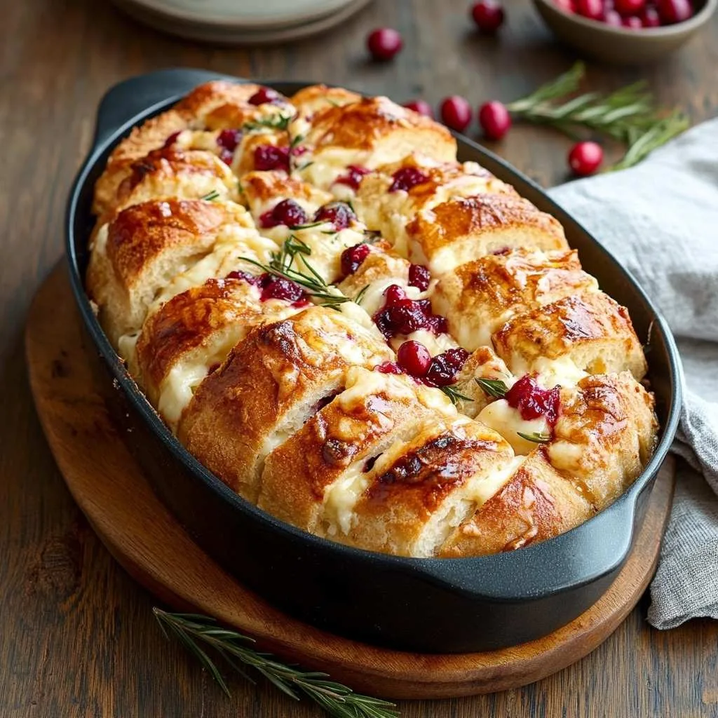 The Ultimate Cranberry Brie Pull Apart Bread Recipe 3 cranberry brie pull apart bread recipe