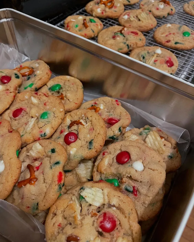 Christmas Kitchen Sink Cookies