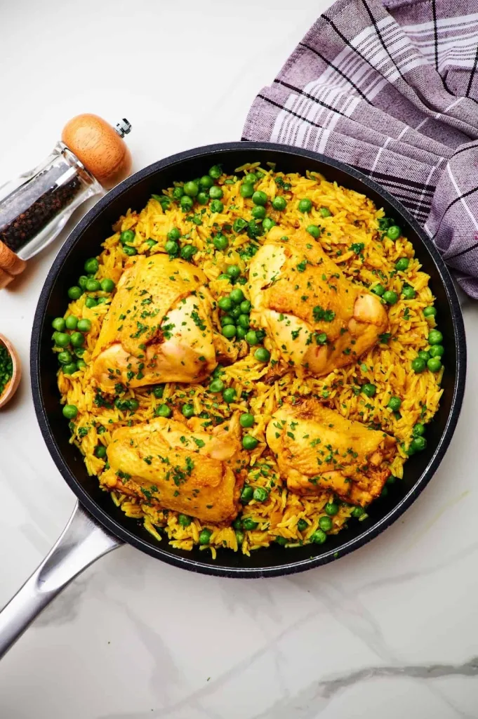 One Pot Chicken Yellow Rice Recipe