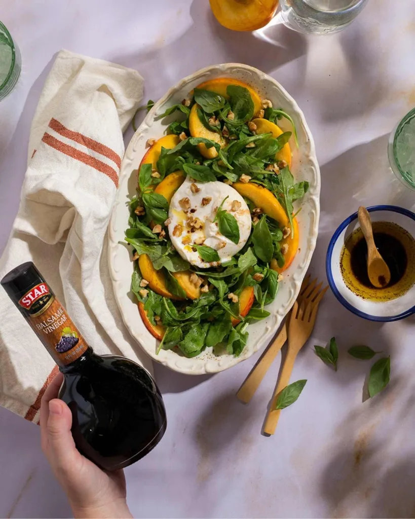 Peach and Burrata Salad Recipe