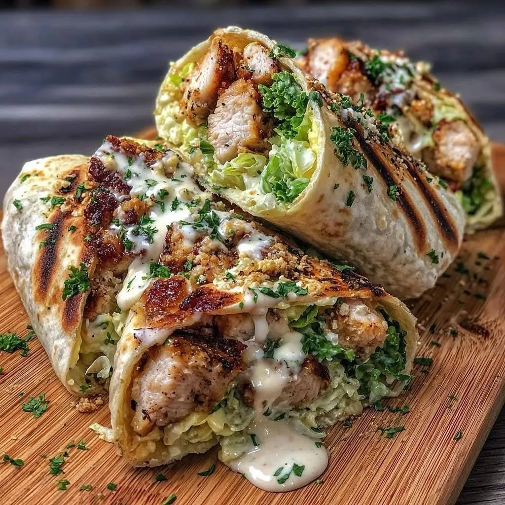 Chicken Caesar Wrap Recipe