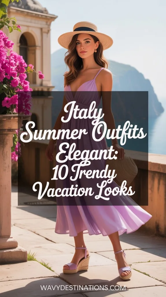 Italy Summer Outfits Elegant: 10 Trendy Vacation Looks 13 Italy Summer Outfits Elegant