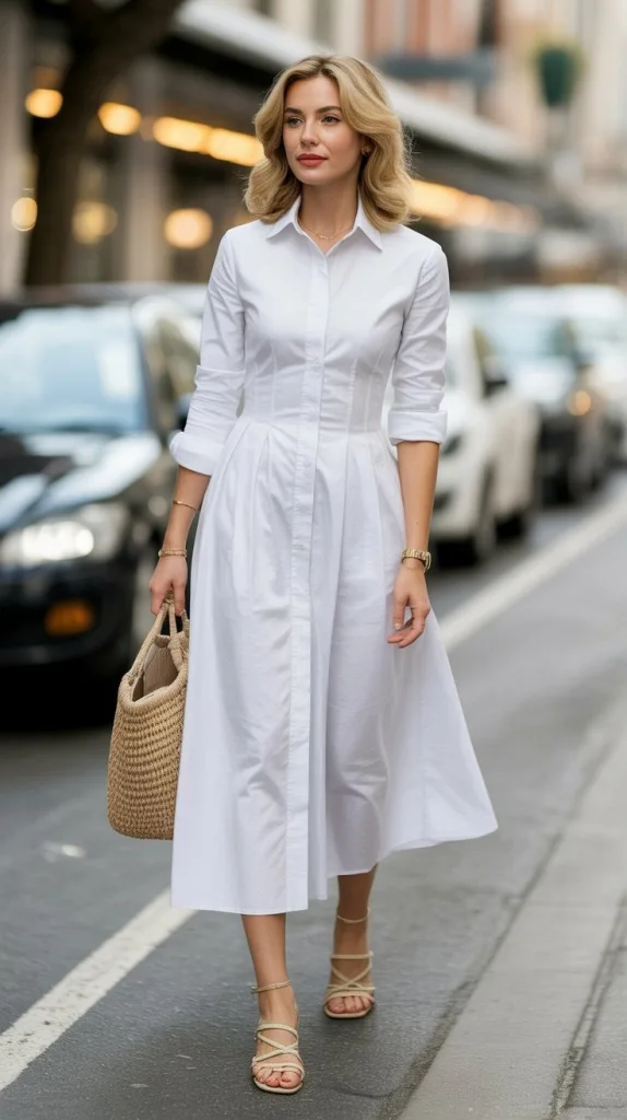 Structured Shirt Dress