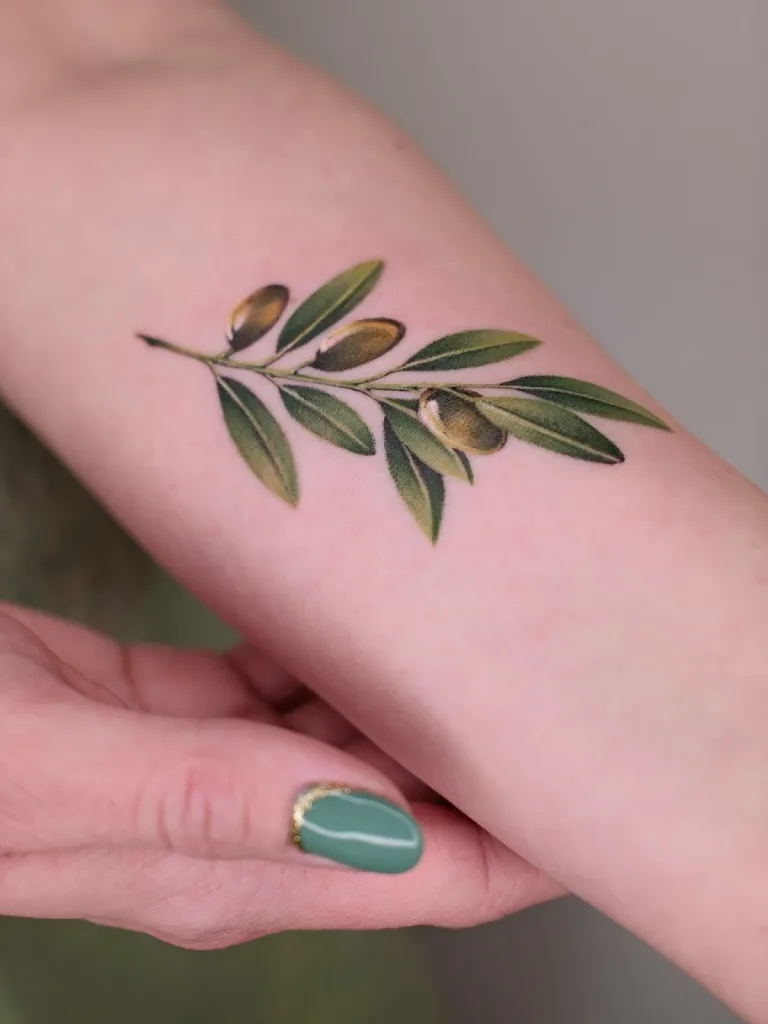 Sardinia Italy Tattoo: 10 Trendy Ideas for Your Next Ink 4 Olive Branch Motif