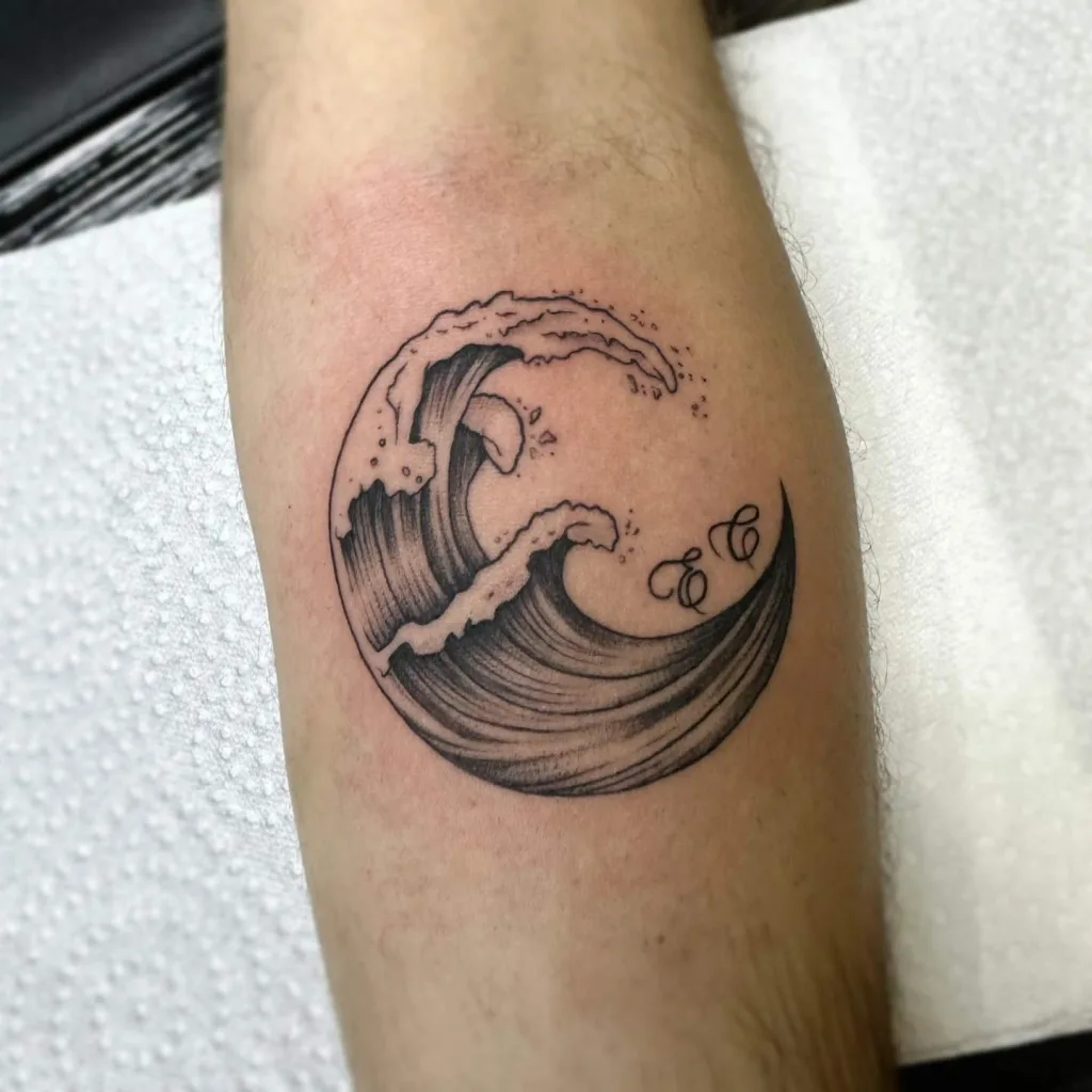 Sardinia Italy Tattoo: 10 Trendy Ideas for Your Next Ink 2 Mediterranean Waves