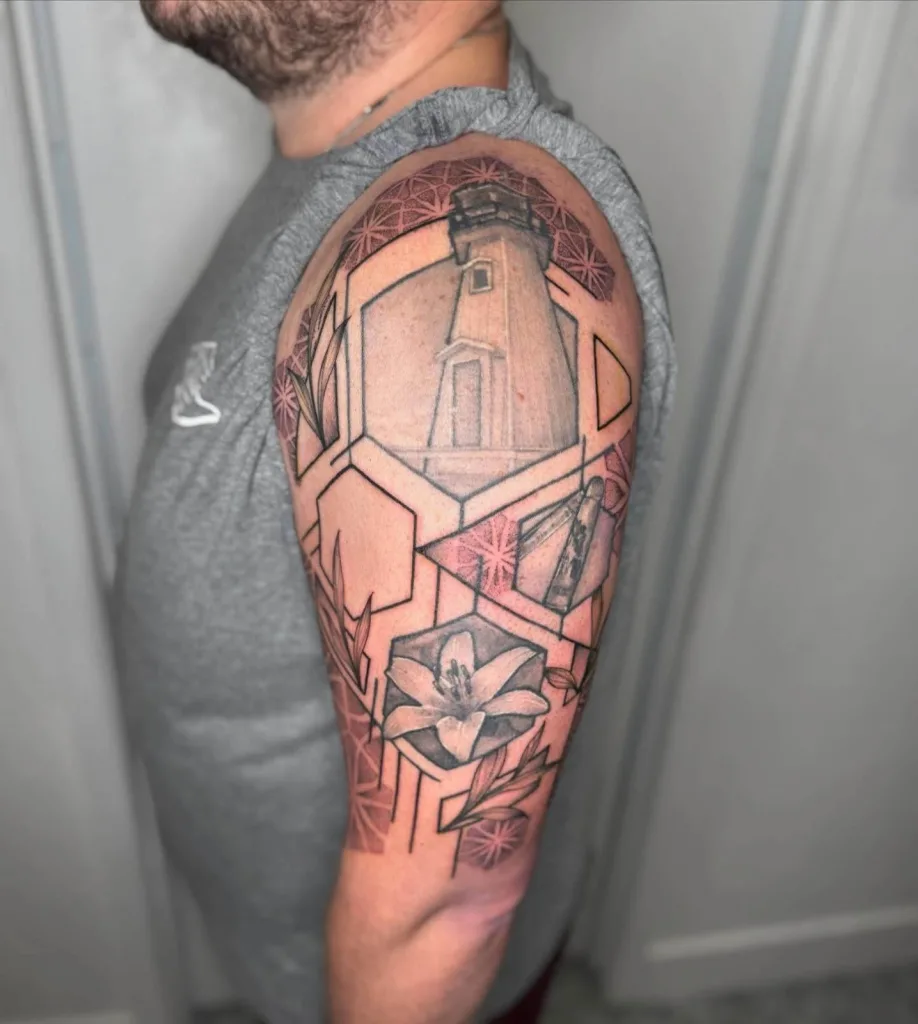 Sardinia Italy Tattoo: 10 Trendy Ideas for Your Next Ink 7 Geometric Map Outline