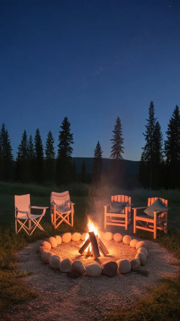 Camping Vibes: 10 Inspiring Ways to Connect with Nature 3 Fire Pit Lounge